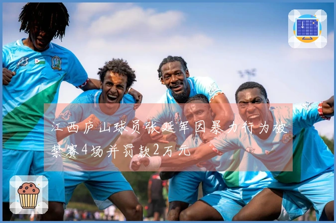 江西庐山球员张延军因暴力行为被禁赛4场并罚款2万元